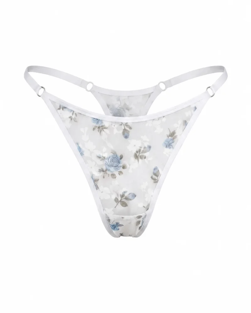 Трусики-стринги Blooming Mesh Blue Flower Трусики-стринги Blooming Mesh Blue Flower