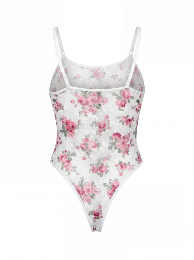 Боди Blooming Mesh Pink Flower Боди Blooming Mesh Pink Flower