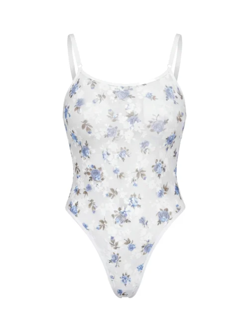 Боди Blooming Mesh Blue Flower Боди Blooming Mesh Blue Flower
