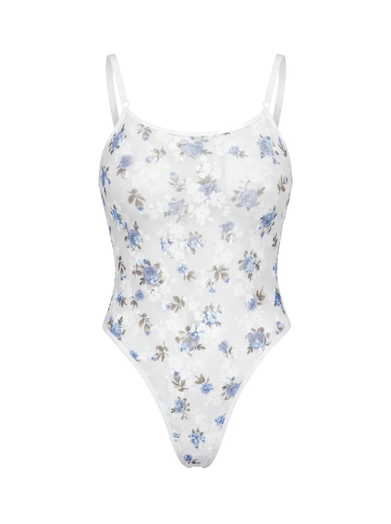 Боди Blooming Mesh Blue Flower