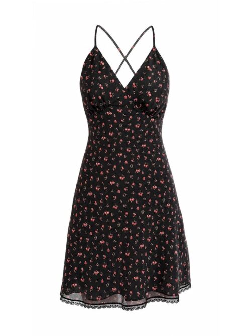 Платье мини Fleur Rose
