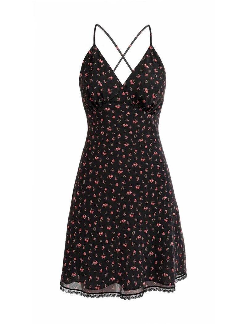 Платье мини Fleur Rose
